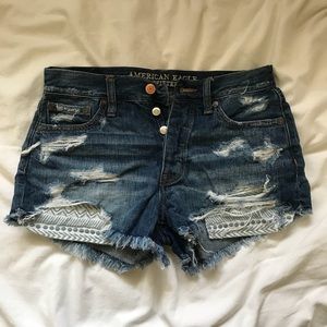 Hi-Rise denim shorts AMERICAN EAGLE